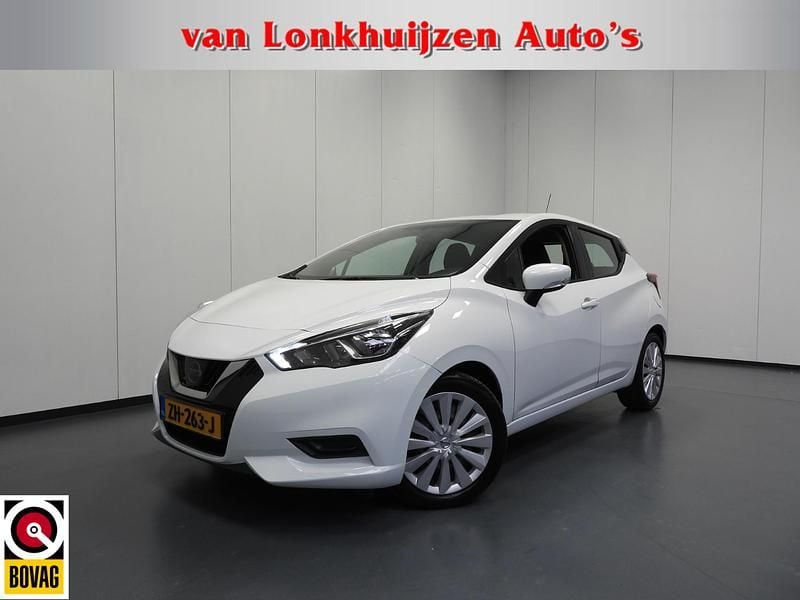 Wit Gebruikt 2019 Nissan Micra Acenta Hatchback | € 11.140 (Eerlijke prijs) - Afbeelding 1/4