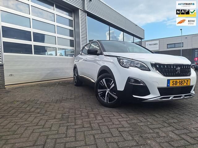 Wit Gebruikt 2018 Peugeot 3008 Allure SUV | € 14.999 (Eerlijke prijs) - Afbeelding 1/4