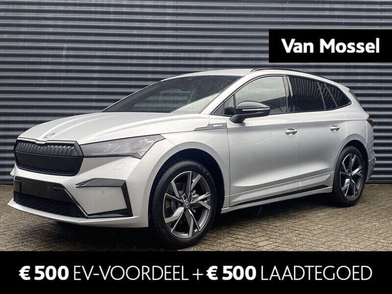Zilver Gebruikt 2023 Skoda Enyaq iV Comfort SUV | € 38.900 (Iets duurder) - Afbeelding 1/4
