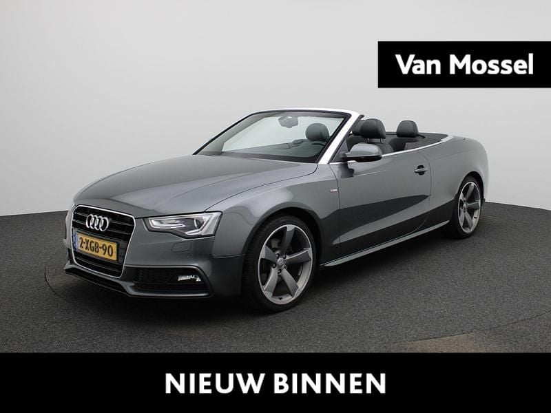Grijs Gebruikt 2014 Audi A5 Cabriolet Sport Cabriolet | € 20.900 (Eerlijke prijs) - Afbeelding 1/4