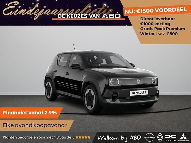 Zwart (parellak) Nieuw 2025 Renault R4 Evolution SUV | € 32.565 - Afbeelding 1/4