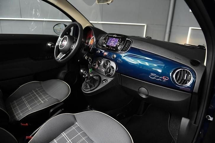 Occasion Fiat 500C Lounge 69 PK (50 kW) 2018 Blauw Cabriolet