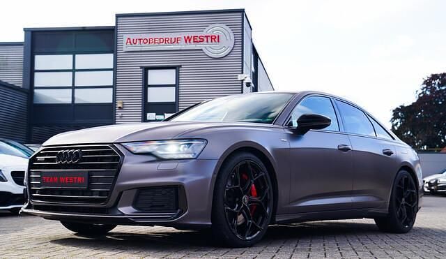 Groen Gebruikt 2021 Audi A6 S-Line Sedan | € 39.995 (Super prijs) - Afbeelding 1/4