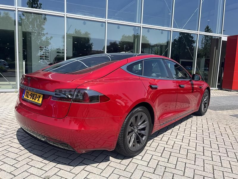 Occasion Tesla Model S 350 kW (476 PK) 2018 Rood Hatchback