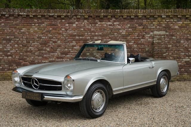 Grijs Occasion 1969 Mercedes SL280 Cabriolet | € 144.500 - Afbeelding 1/4