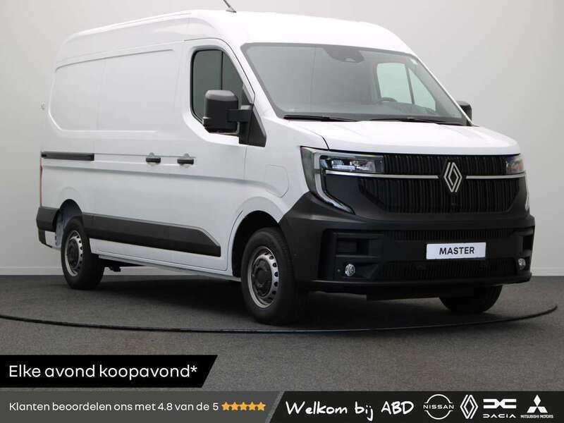 Blanc mineral Nieuw 2025 Renault Master Van | € 42.950 (Super prijs) - Afbeelding 1/3