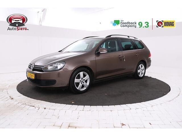 Bruin Gebruikt 2013 VW Golf VII Highline Stationwagen | € 4.995 (Super prijs) - Afbeelding 1/4