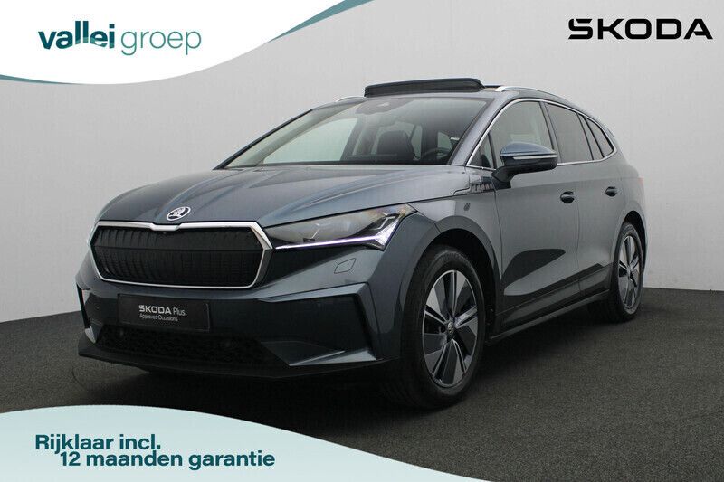 Grijs, metallic lak Gebruikt 2021 Skoda Enyaq iV SUV | € 33.900 (Eerlijke prijs) - Afbeelding 1/4