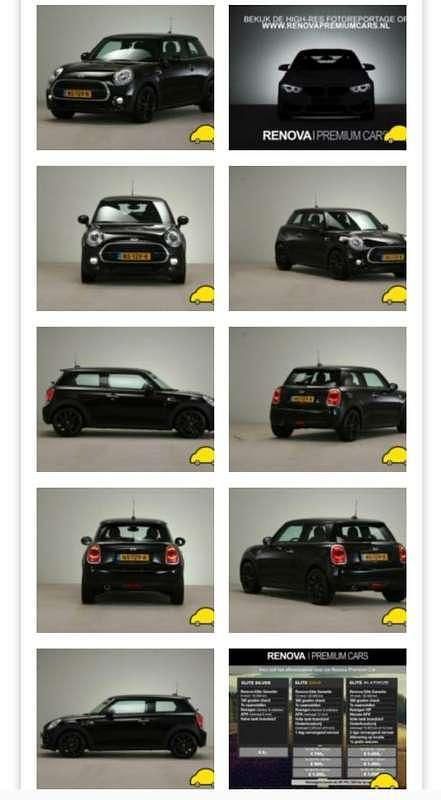 Zwart Gebruikt 2017 Mini Cooper Chili Hatchback | € 12.500 (Goede deal) - Afbeelding 1/2