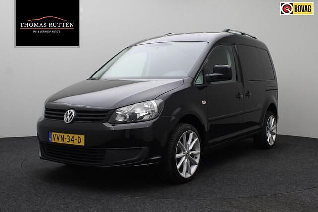 Zwart Gebruikt 2012 VW Caddy MPV | € 9.499 (Eerlijke prijs) - Afbeelding 1/4