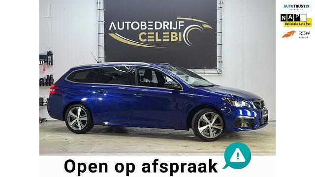 Occasion Peugeot 308 SW GT-line 131 PK (96 kW) 2018 Blauw Stationwagen