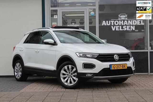 Wit Gebruikt 2019 VW T-Roc Sport SUV | € 24.990 (Iets duurder) - Afbeelding 1/4