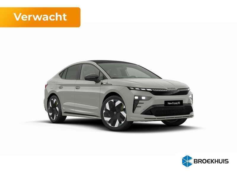 Grijs Nieuw 2025 Skoda Enyaq iV RS SUV | € 63.450 - Afbeelding 1/4