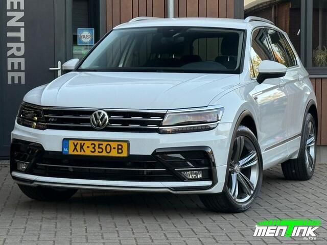 Wit Gebruikt 2018 VW Tiguan R-line SUV | € 21.950 (Goede deal) - Afbeelding 1/4