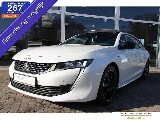 Wit (parellak) Gebruikt 2019 Peugeot 508 SW GT-line Stationwagen | € 19.950 - Afbeelding 1/4