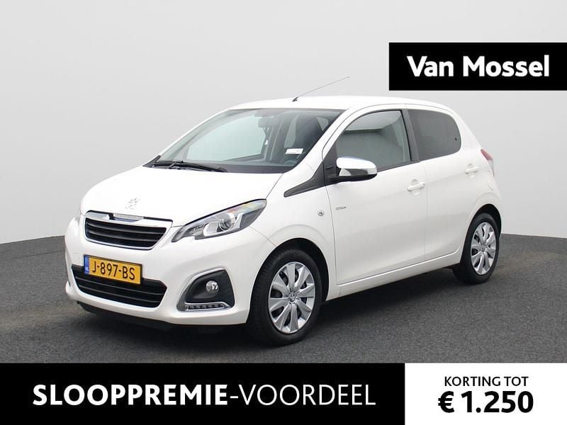Wit Gebruikt 2020 Peugeot 108 Style Hatchback | € 9.750 (Eerlijke prijs) - Afbeelding 1/4