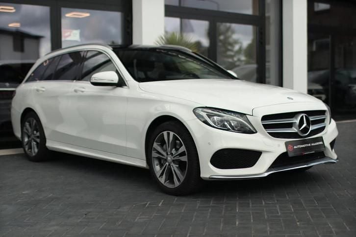 Wit Gebruikt 2014 Mercedes C220 Avantgarde Stationwagen | € 18.940 (Duur) - Afbeelding 1/4