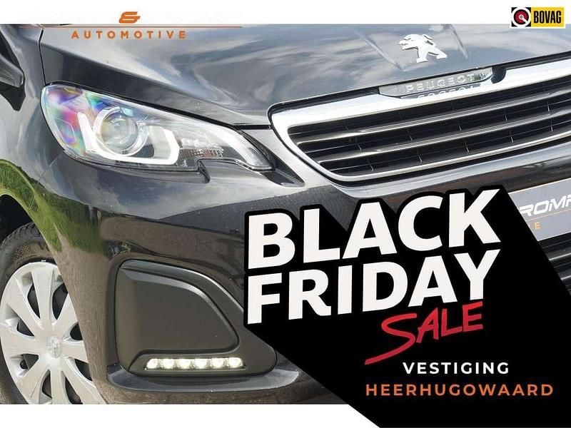 Zwart, metallic lak Gebruikt 2021 Peugeot 108 Active Hatchback | € 8.325 (Goede deal) - Afbeelding 1/4