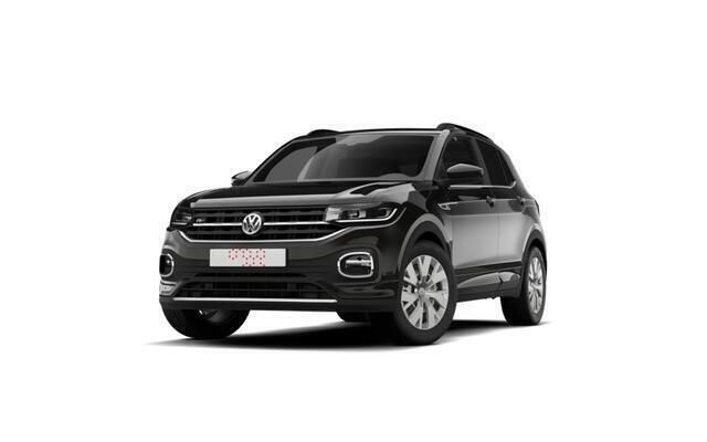 Zwart Nieuw 2025 VW T-Cross R-line Edition SUV | € 40.748 (Duur) - Afbeelding 1/4