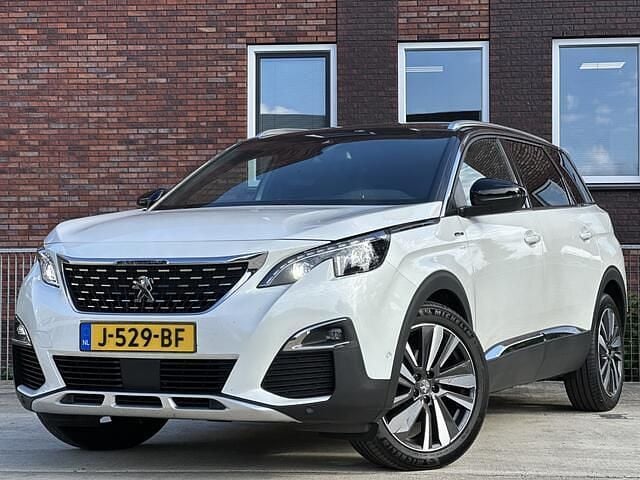 Wit Gebruikt 2021 Peugeot 5008 GT-line MPV | € 25.950 (Duur) - Afbeelding 1/4