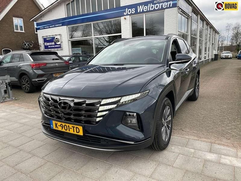 Blauw (metallic) Occasion 2021 Hyundai Tucson Comfort SUV | € 24.950 (Super prijs) - Afbeelding 1/4