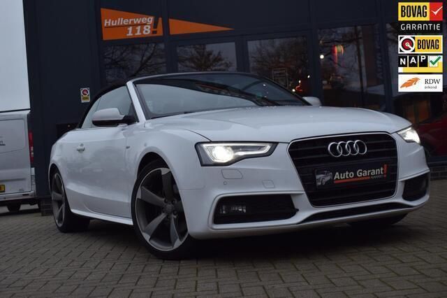 Wit Gebruikt 2012 Audi A5 Cabriolet S-Line Cabriolet | € 15.749 (Duur) - Afbeelding 1/4