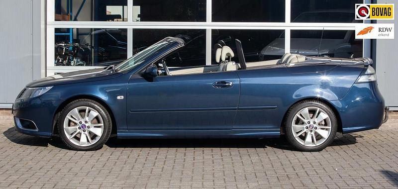 Blauw Gebruikt 2009 Saab 9-3 Cabriolet Aero Cabriolet | € 17.950 (Duur) - Afbeelding 1/4