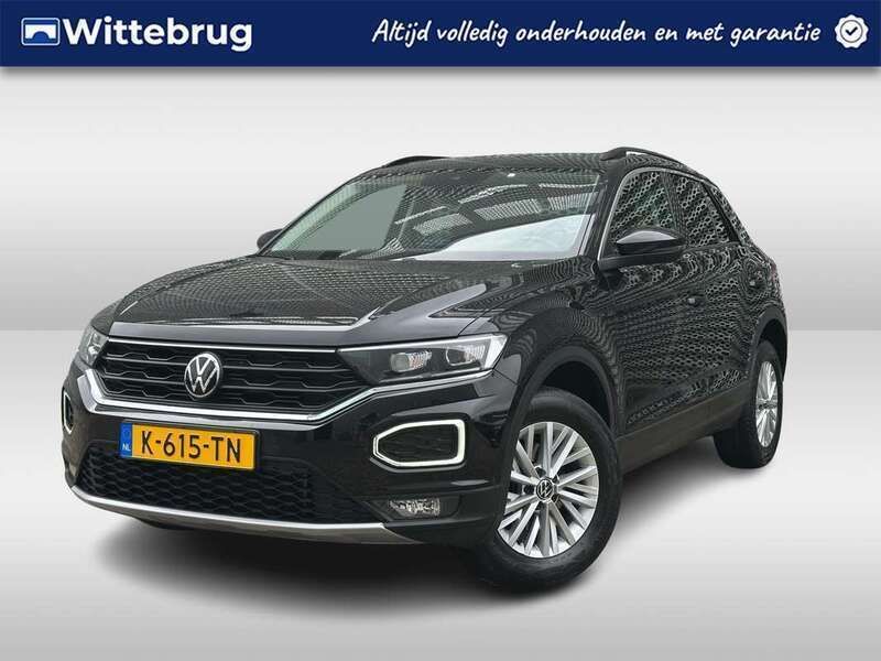 Zwart Gebruikt 2021 VW T-Roc Style SUV | € 23.750 (Eerlijke prijs) - Afbeelding 1/2