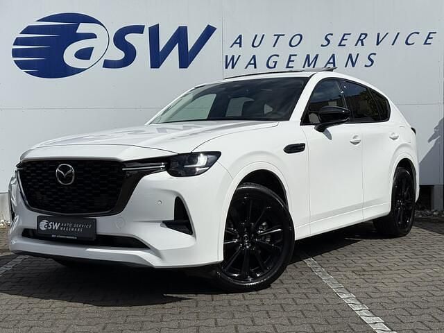Wit Occasion 2022 Mazda CX-60 Homura-Line SUV | € 39.950 (Eerlijke prijs) - Afbeelding 1/4