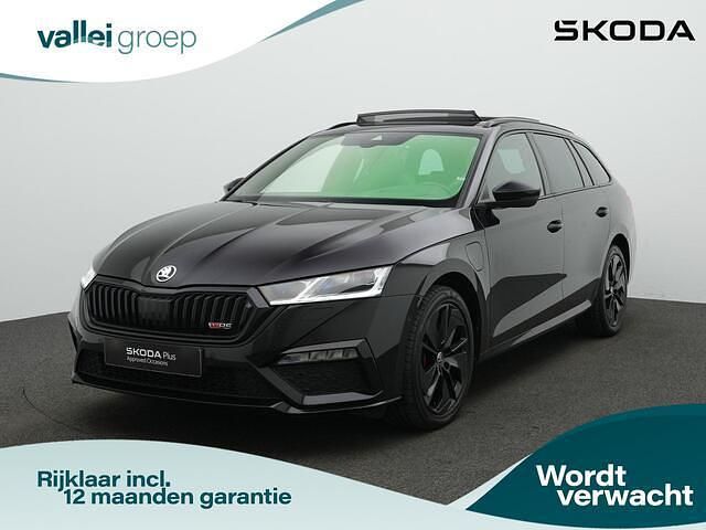 Zwart (metallic) Occasion 2021 Skoda Octavia Business Line Stationwagen | € 28.900 (Duur) - Afbeelding 1/4