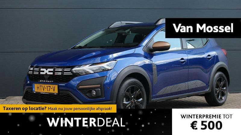 Blauw Occasion 2025 Dacia Sandero Extreme Hatchback | € 24.935 (Eerlijke prijs) - Afbeelding 1/4