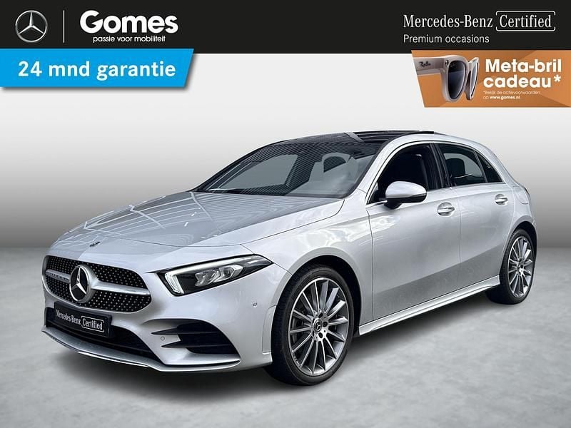 Grijs Gebruikt 2023 Mercedes A250 AMG line Hatchback | € 36.950 (Eerlijke prijs) - Afbeelding 1/4