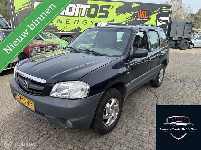 Zwart Gebruikt 2002 Mazda Tribute Exclusive SUV | € 1.500 - Afbeelding 1/4