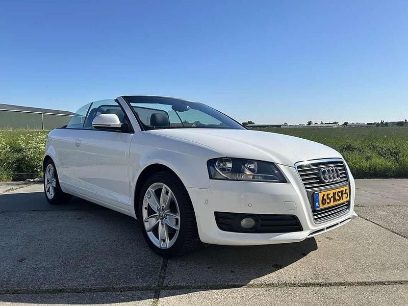 Wit Gebruikt 2010 Audi A3 Cabriolet Ambition Cabriolet | € 10.500 (Eerlijke prijs) - Afbeelding 1/4