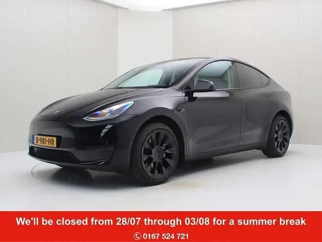 Zwart Gebruikt 2022 Tesla Model Y Long Range SUV | € 35.900 (Eerlijke prijs) - Afbeelding 1/4