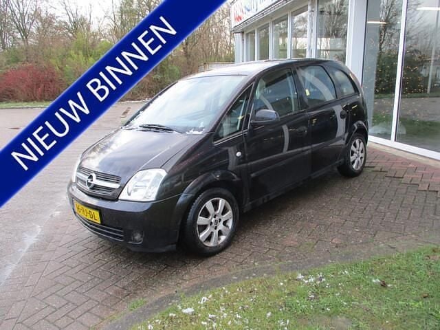Zwart (metallic) Gebruikt 2005 Opel Meriva MPV | € 960 (Goede deal) - Afbeelding 1/4