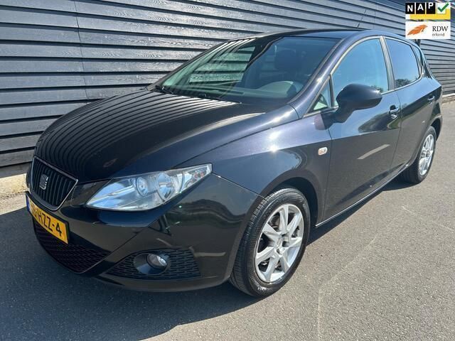 Zwart Gebruikt 2009 Seat Ibiza Stylance Hatchback | € 4.595 (Iets duurder) - Afbeelding 1/4