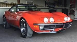 Roodmonza red Gebruikt 1970 Chevrolet Corvette Stingray Cabriolet | € 65.000 - Afbeelding 1/4
