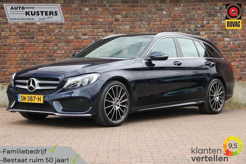 Blauw Gebruikt 2018 Mercedes C180 Sport Edition Stationwagen | € 23.730 (Eerlijke prijs) - Afbeelding 1/2