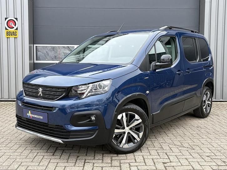 Blauw (metallic) Occasion 2020 Peugeot Rifter GT-line MPV | € 22.950 (Eerlijke prijs) - Afbeelding 1/4