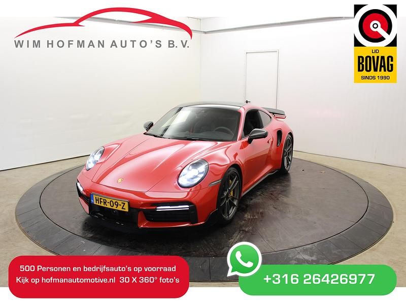 Rood Occasion 2022 Porsche 911 Turbo S Sport Coupé | € 267.499 (Eerlijke prijs) - Afbeelding 1/4