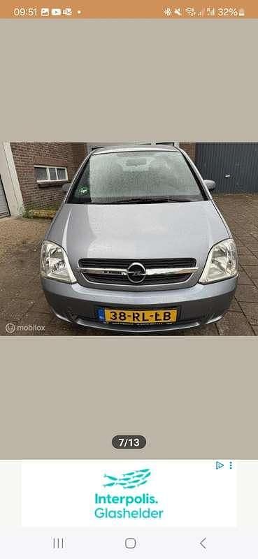 Grijs Gebruikt 2005 Opel Meriva MPV | € 1.650 (Goede deal) - Afbeelding 1/4