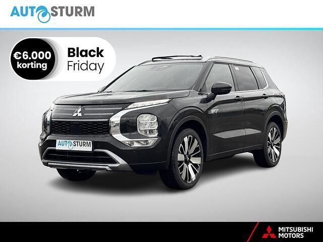 Zwart Nieuw 2025 Mitsubishi Outlander Instyle SUV | € 58.695 (Super prijs) - Afbeelding 1/4
