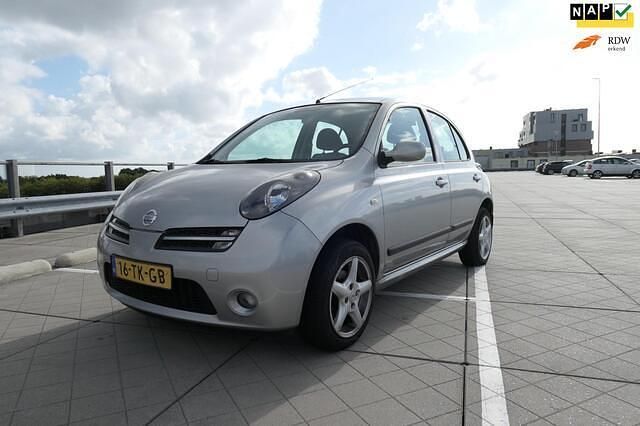 Grijs Gebruikt 2006 Nissan Micra Tekna Hatchback | € 2.495 (Eerlijke prijs) - Afbeelding 1/4