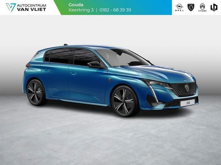 Bleu obsession (blauw metallic) Nieuw 2025 Peugeot 308 Hatchback | € 34.095 (Super prijs) - Afbeelding 1/4