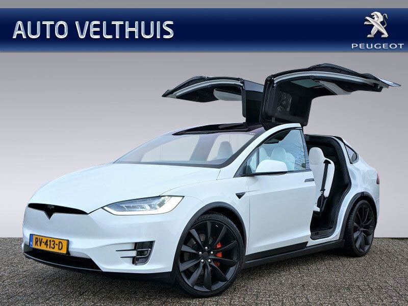 Wit Gebruikt 2018 Tesla Model X SUV | € 59.500 - Afbeelding 1/4