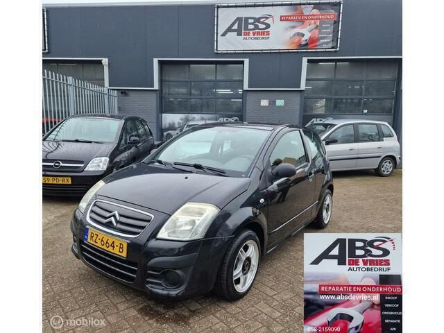 Zwart Gebruikt 2009 Citroën C2 Furio Hatchback | € 1.499 (Eerlijke prijs) - Afbeelding 1/4