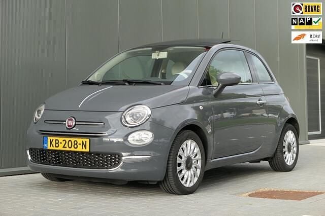 Grijs Gebruikt 2016 Fiat 500 Lounge Hatchback | € 10.440 (Eerlijke prijs) - Afbeelding 1/4