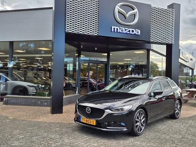Jet black Gebruikt 2018 Mazda 6 Comfort Stationwagen | € 22.950 (Eerlijke prijs) - Afbeelding 1/4