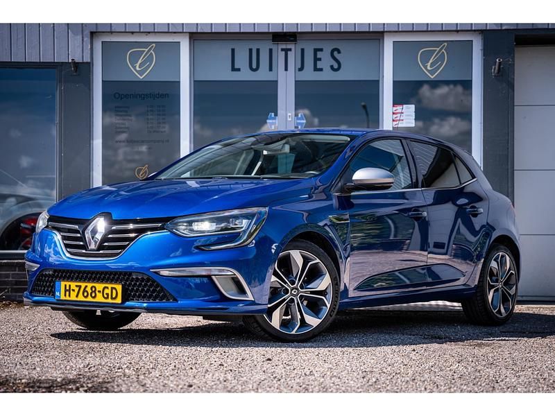 Blauw Gebruikt 2017 Renault Mégane IV Signature Hatchback | € 16.400 (Iets duurder) - Afbeelding 1/4